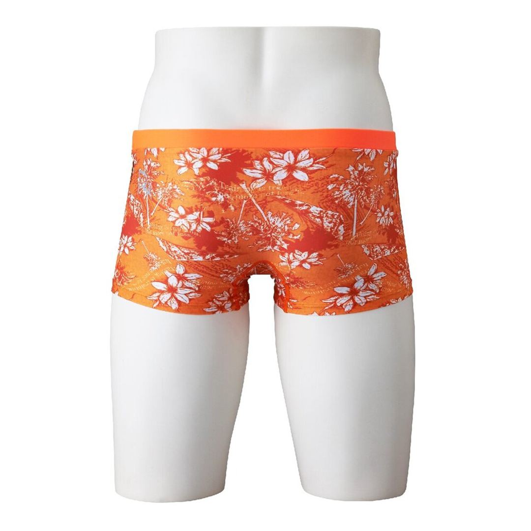 【Ri collection】競泳練習用ショートスパッツ オレンジ 140