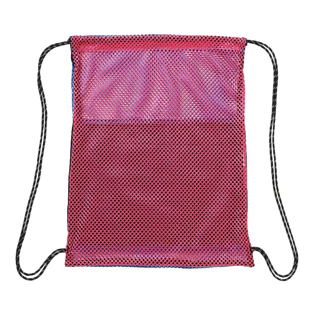 【ジュニアオリンピック大会記念品】メッシュバッグS ブルー×ピンク