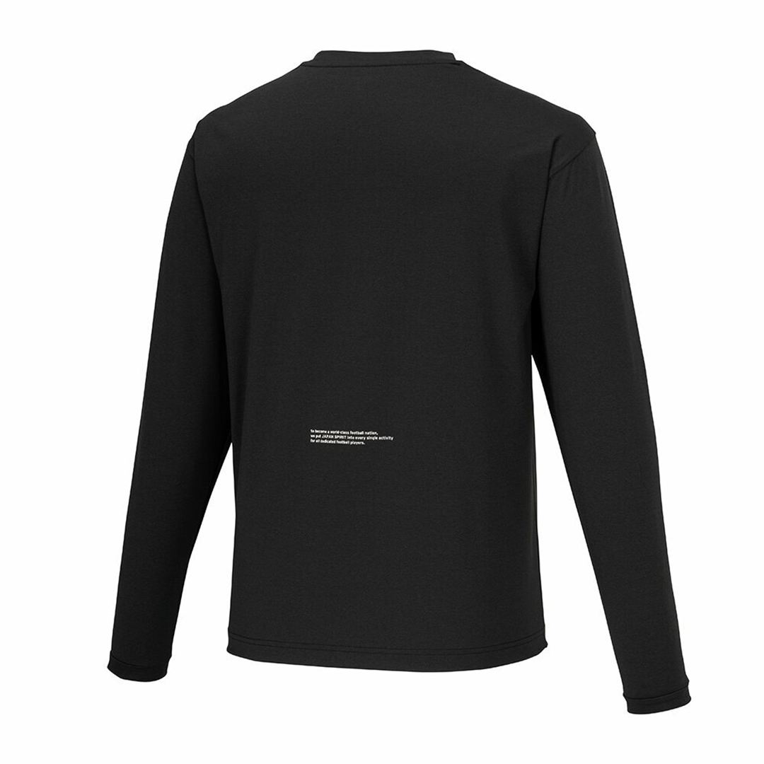 ソフトドライTシャツ(長袖) ブラック XL