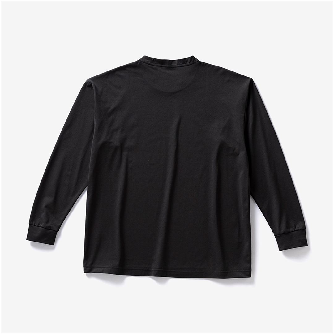 p．(ピードット) 長袖Tシャツ ブラック XL