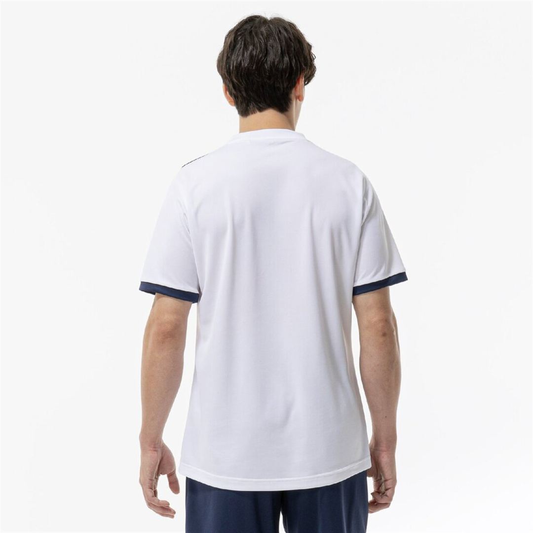 フィールドシャツ ホワイト×ドレスネイビー XL