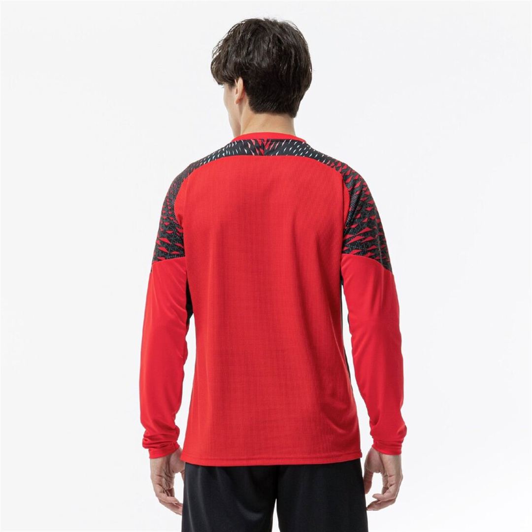 フィールドシャツ(長袖) チャイニーズレッド×ブラック XL