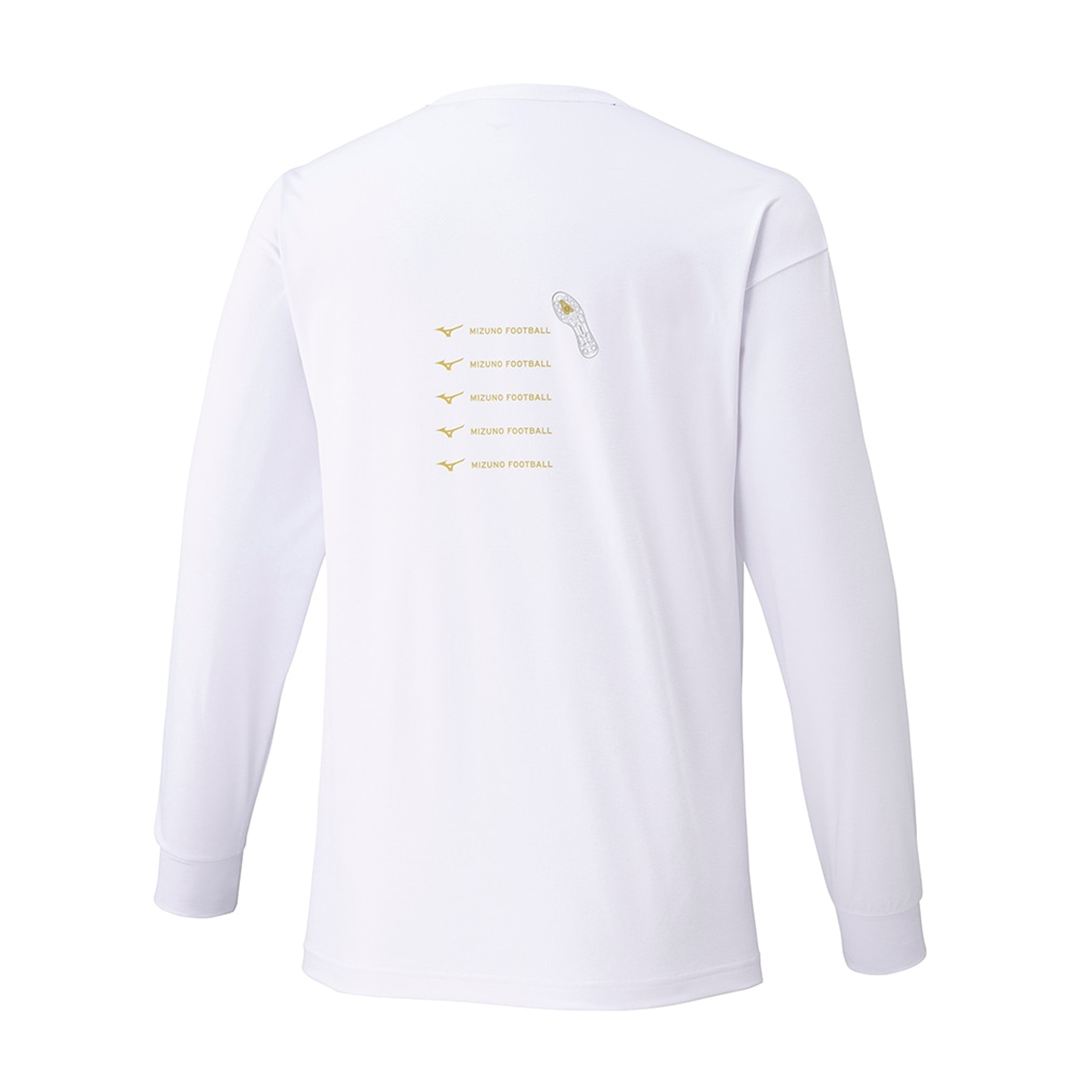 モレリア プリントTシャツ(長袖) ホワイト XL