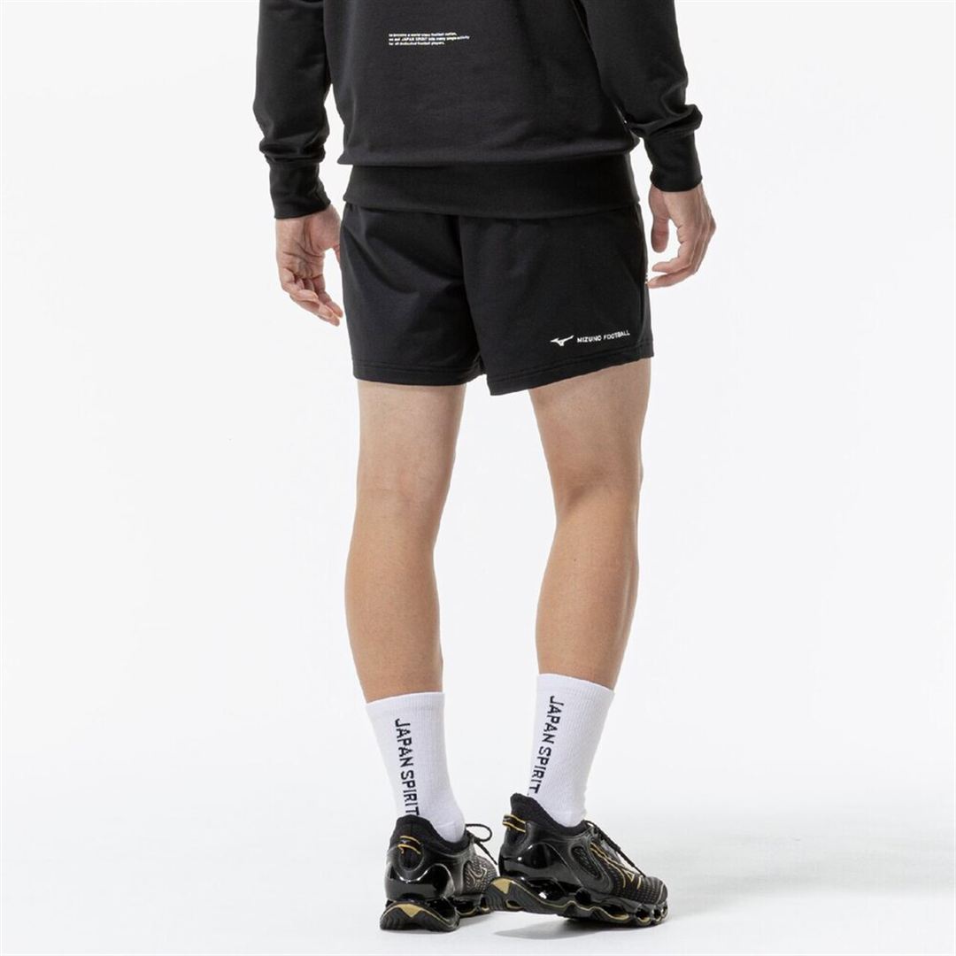 ソフトストレッチスウェットショートパンツ ブラック S
