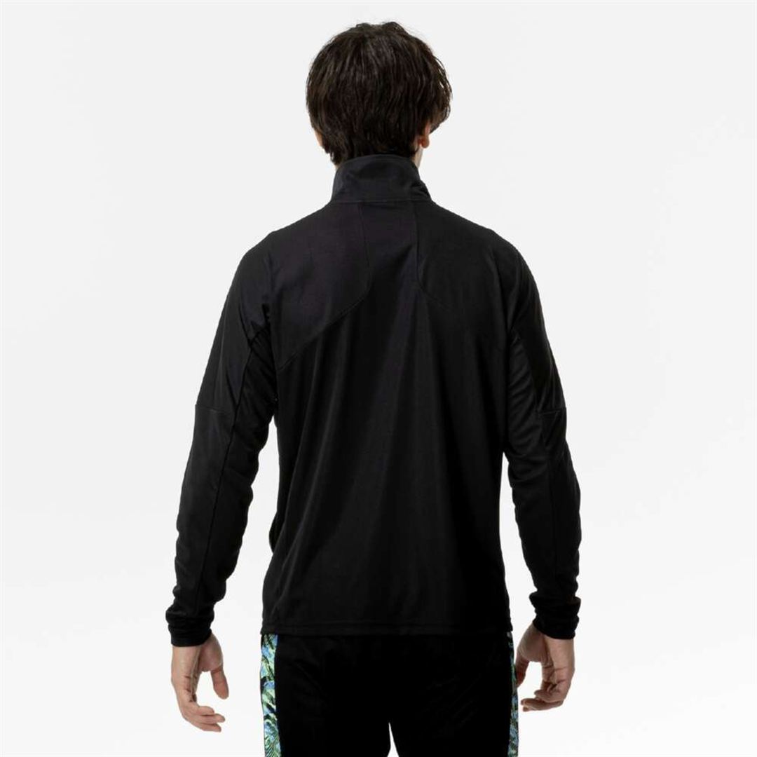 MTCウォームアップジャケット(陸上競技) ブラック×ネオミント 2XL
