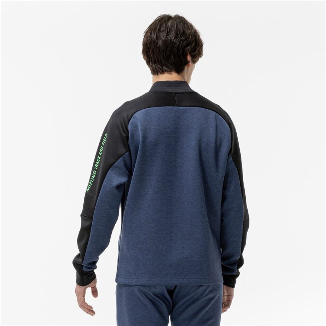 ストレッチジャケット ネイビー杢 XL