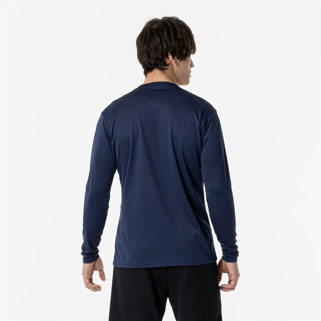 プラクティスシャツ(長袖／バレーボール) ドレスネイビー 2XL