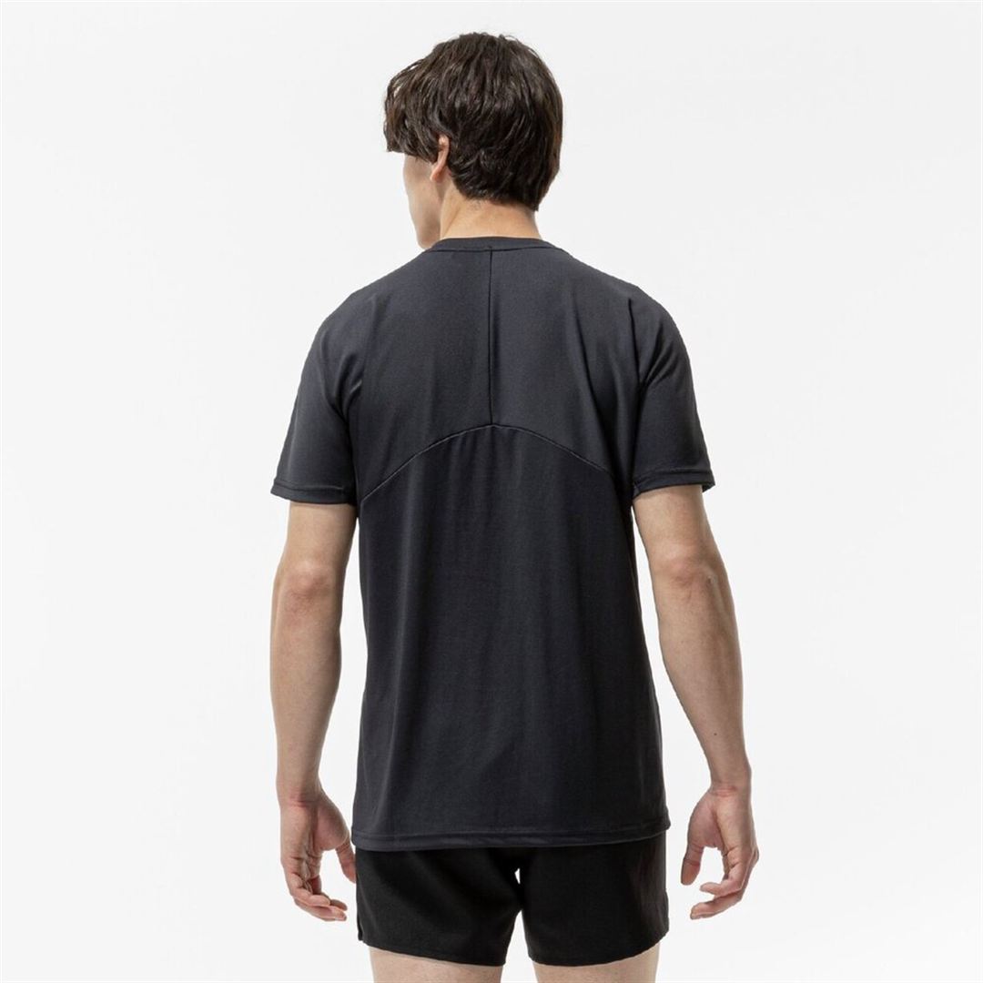 N-XTプラクティスシャツ(半袖／バレーボール) ブラック×ホワイト 2XL