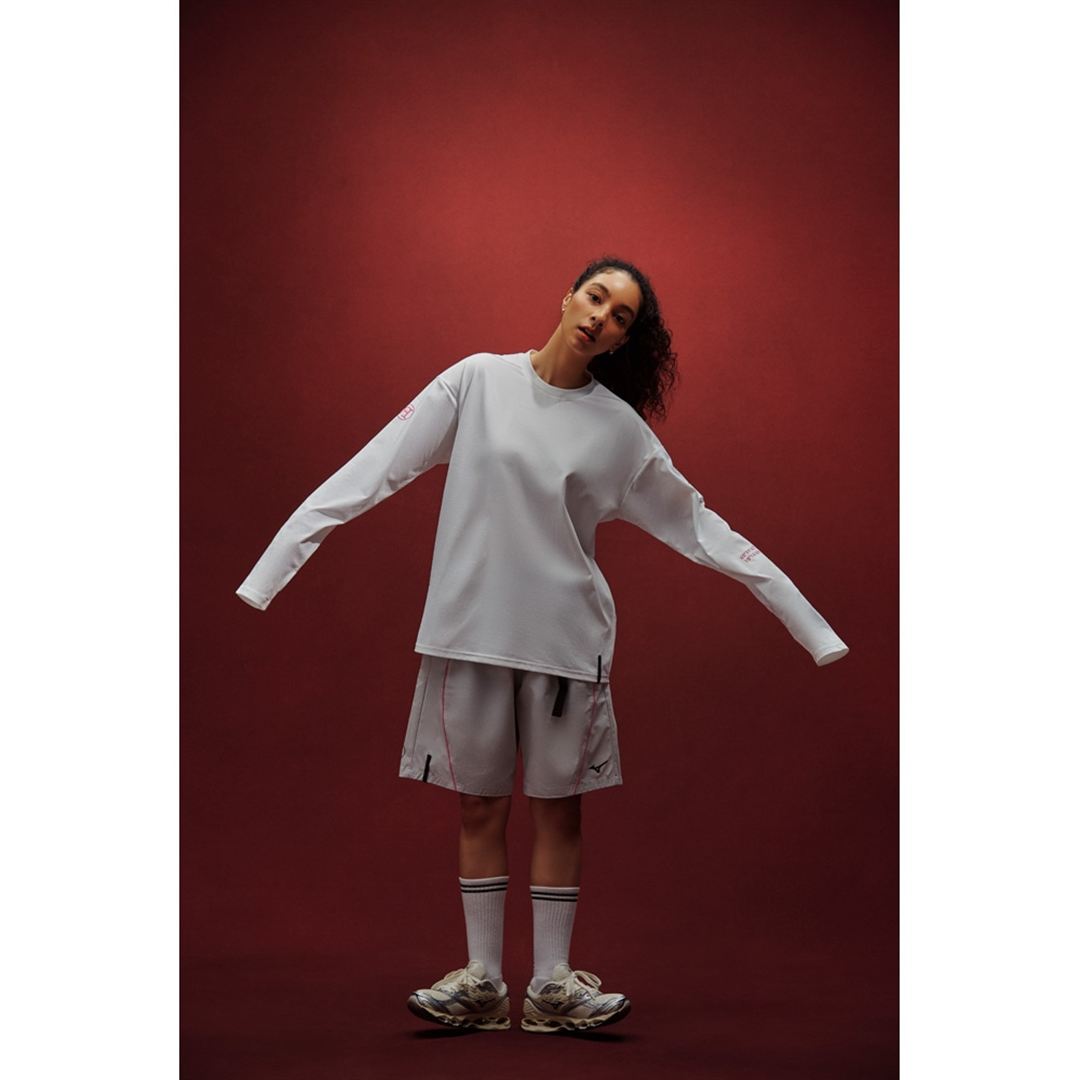 ストレッチソフトドライTシャツ(長袖)(小林陵侑選手コラボモデル) ホワイト S