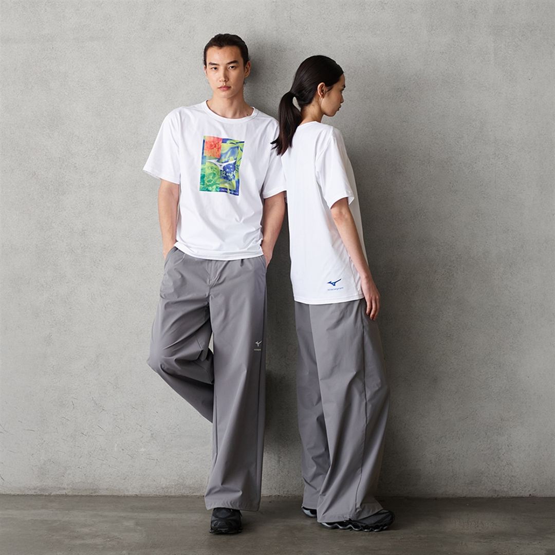 【ニコライ バーグマン】グラフィックTシャツ ホワイト×ブルー XL