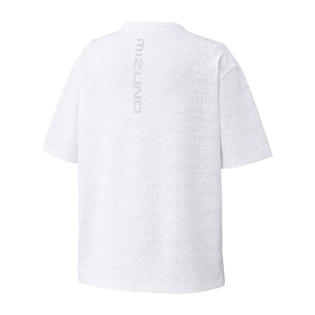 【ミズノ直営限定】シアージャカードTシャツ(ワイドシルエット) ホワイト S