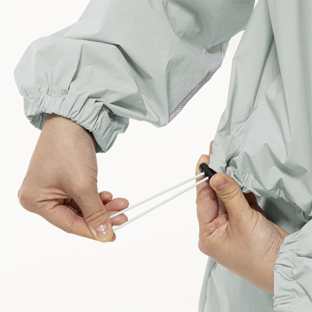 【ミズノ直営限定】ストレッチシアーブルゾン グレイッシュサックス S