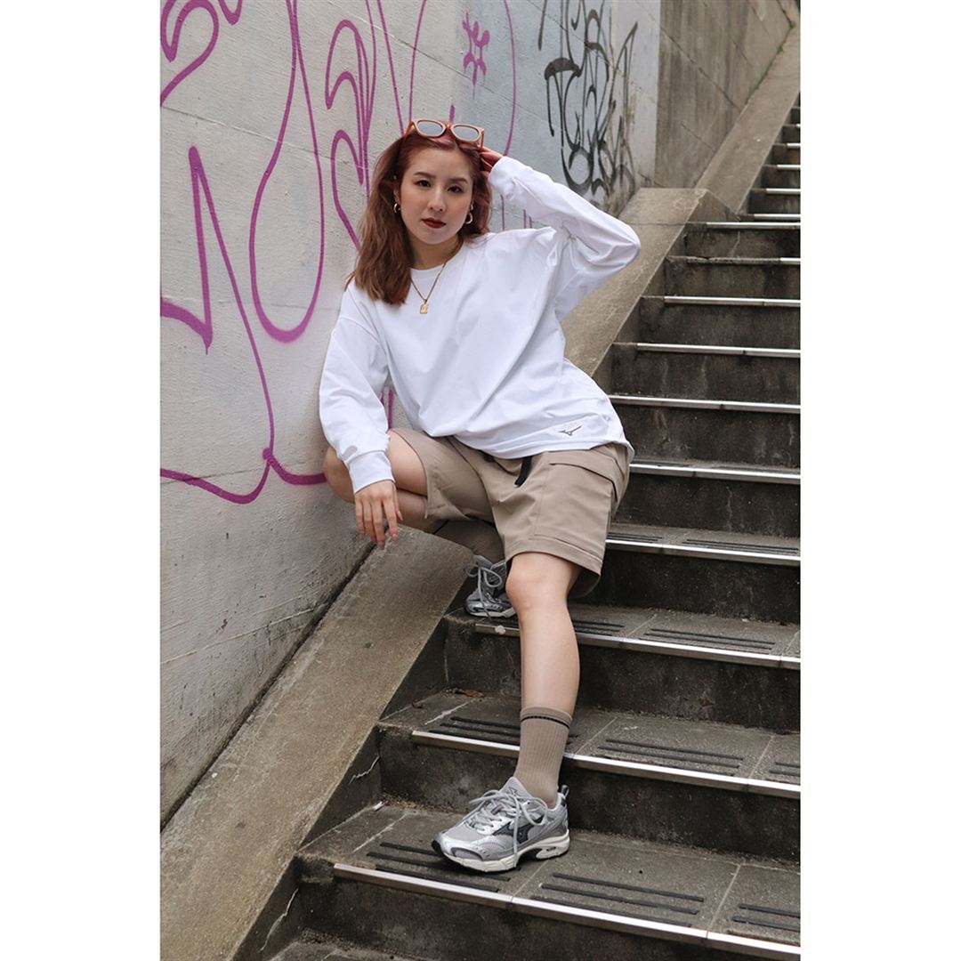 ルーズフィットTシャツ(長袖) ホワイト XS