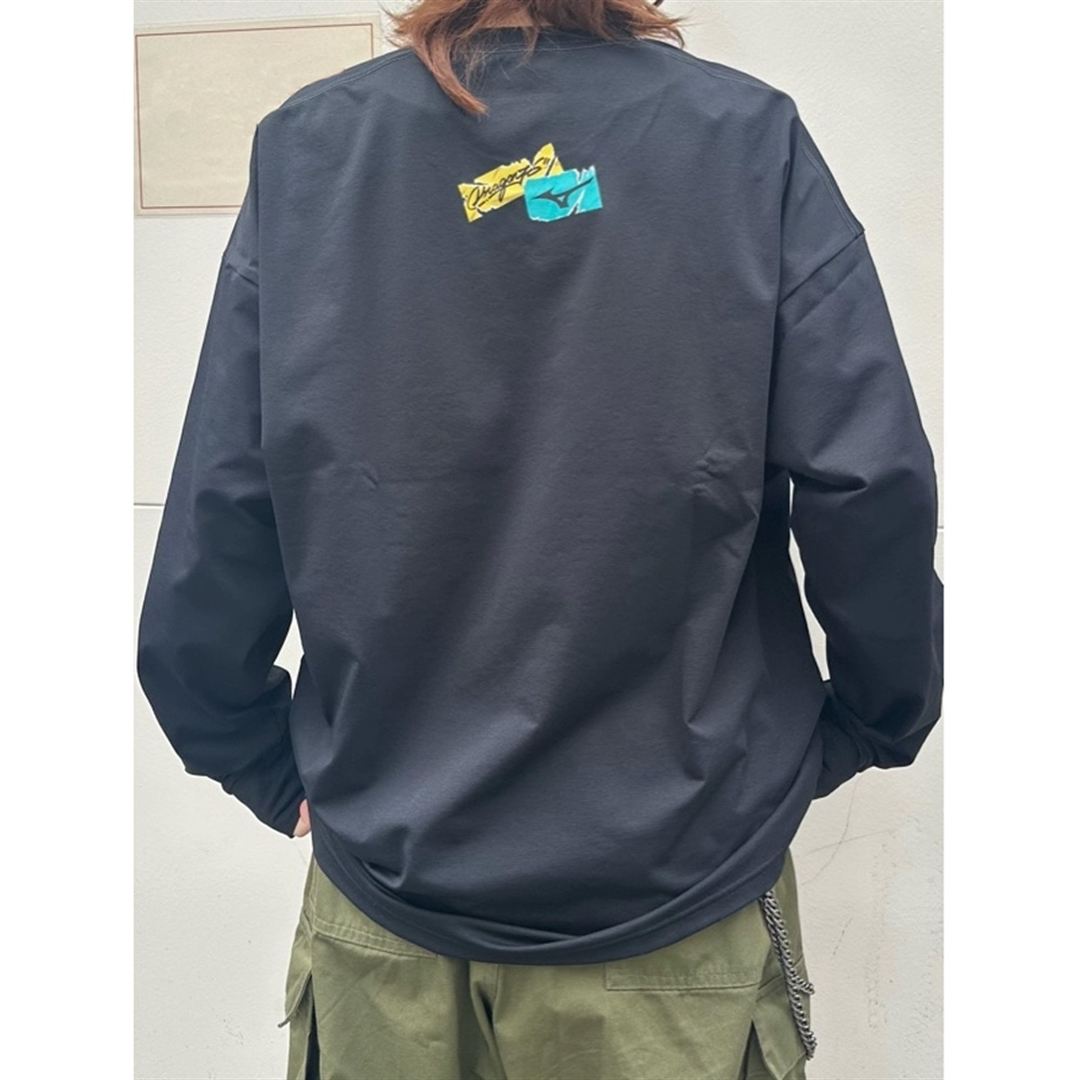 Dragon76ルーズフィットTシャツ(長袖) ブラック XL