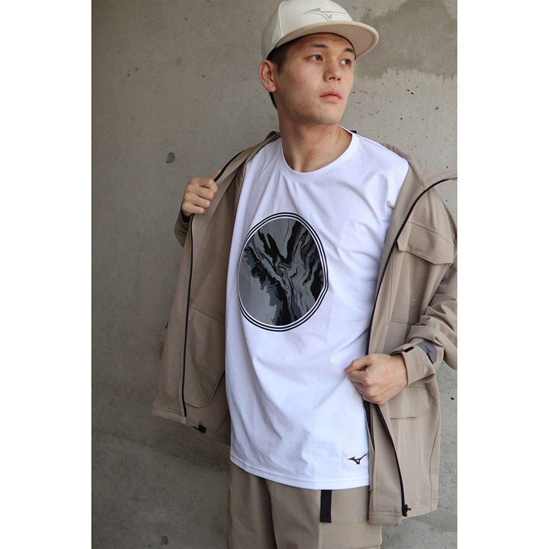 ルーズフィットグラフィックTシャツ ホワイト S