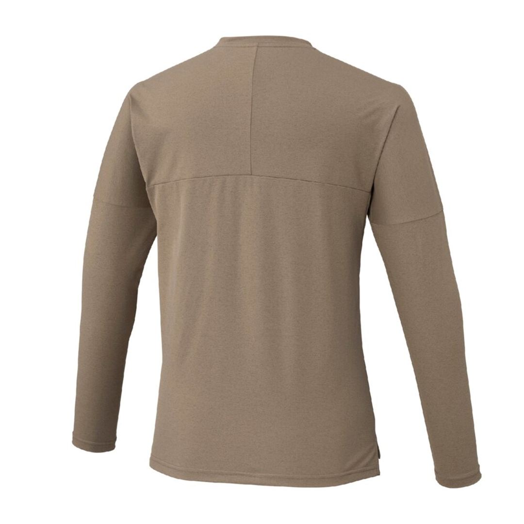 ソフトドライTシャツ(長袖) キャメル XL