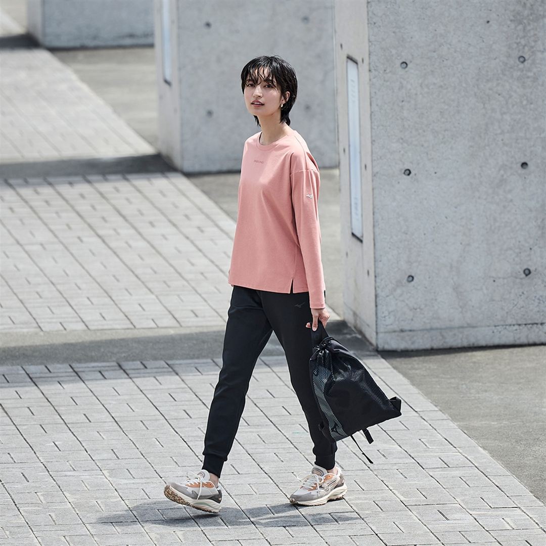 ソフトドライTシャツ(長袖) テラコッタオレンジ XL