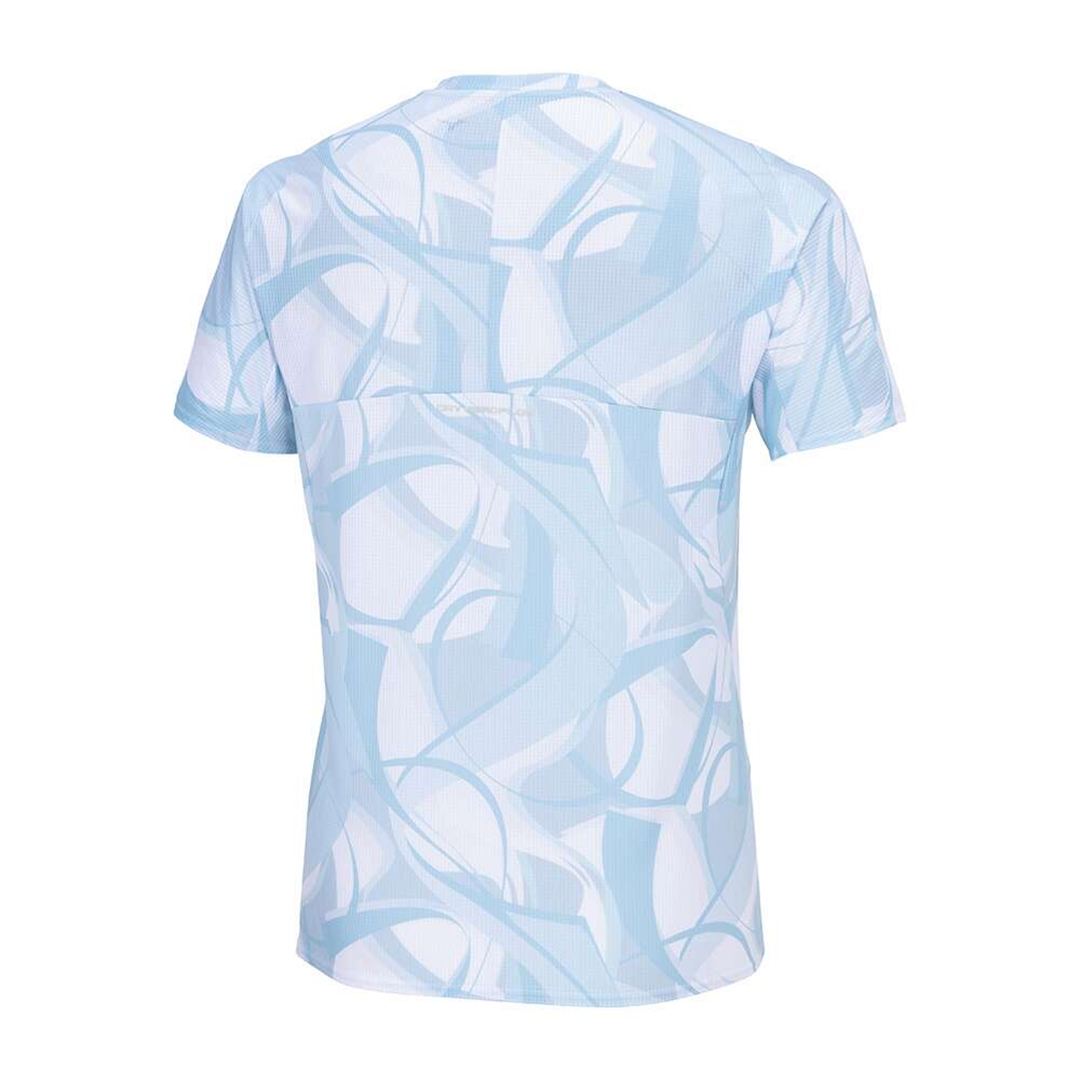 【汗処理／通気】ドライエアロフローTシャツ ライトブルー S