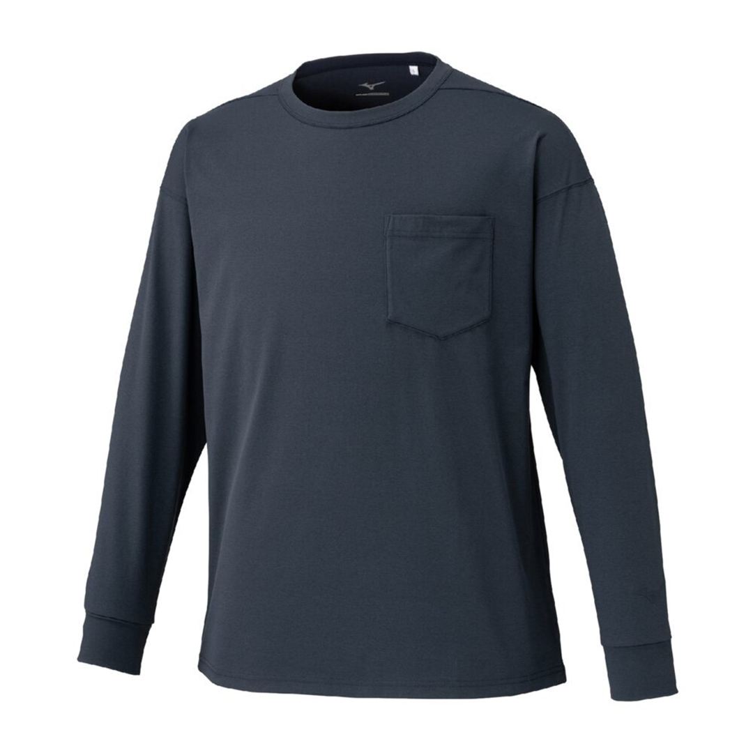 ソフトドライTシャツ(長袖) ダークネイビー XL