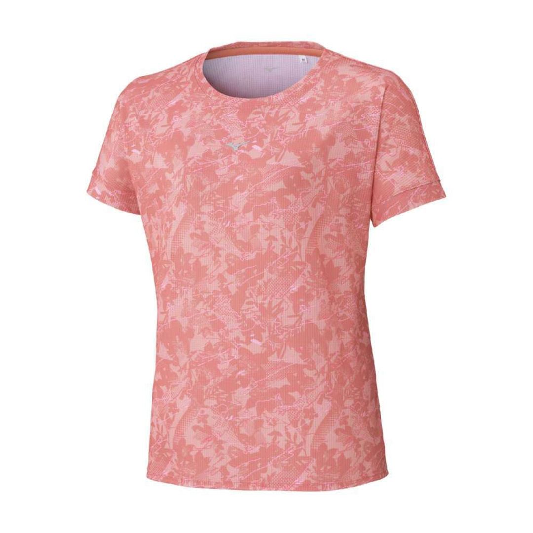 【汗処理／通気】ドライエアロフローTシャツ(ワイドシルエット) ランタナコーラル S