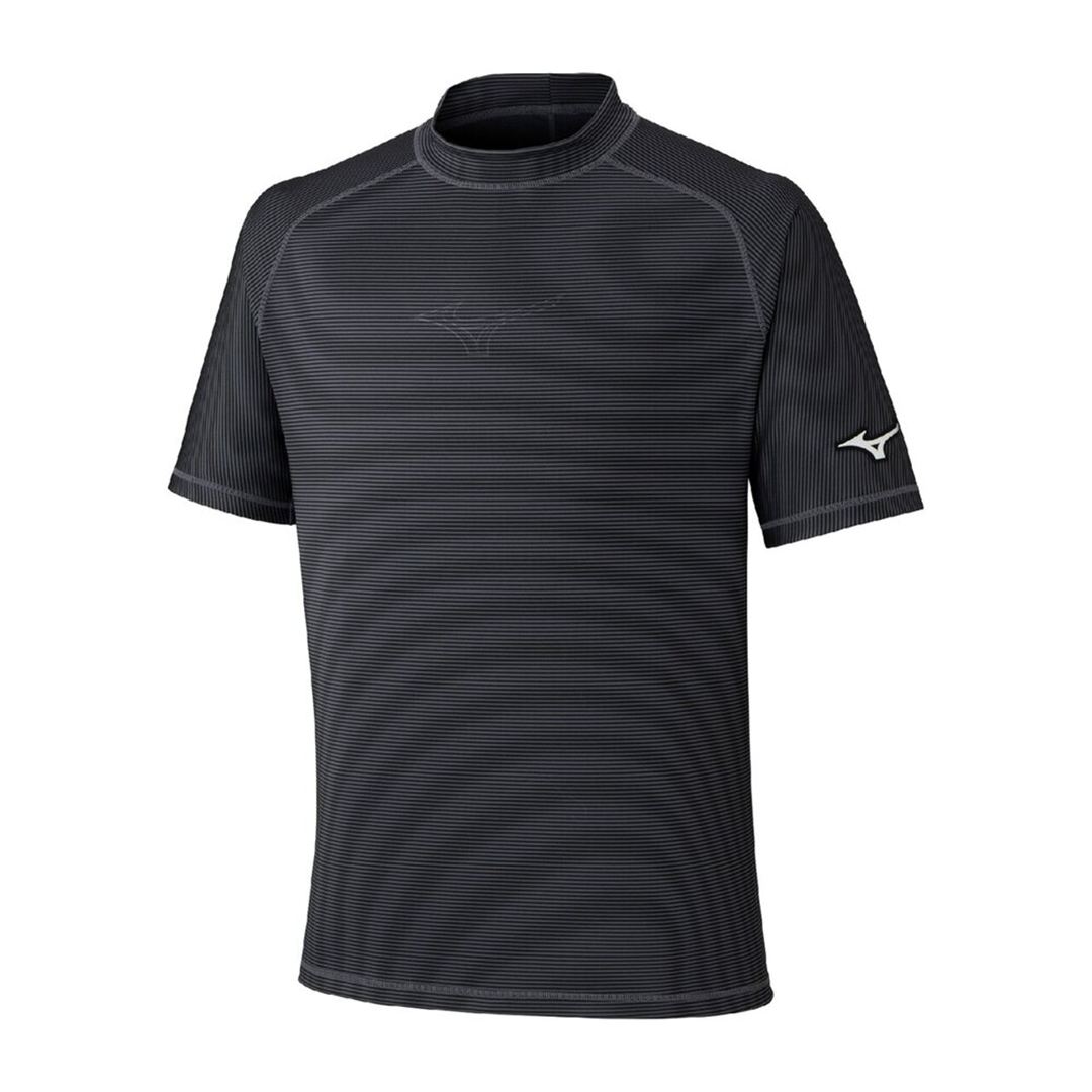 ストレッチボーダーTシャツ ブラック XS