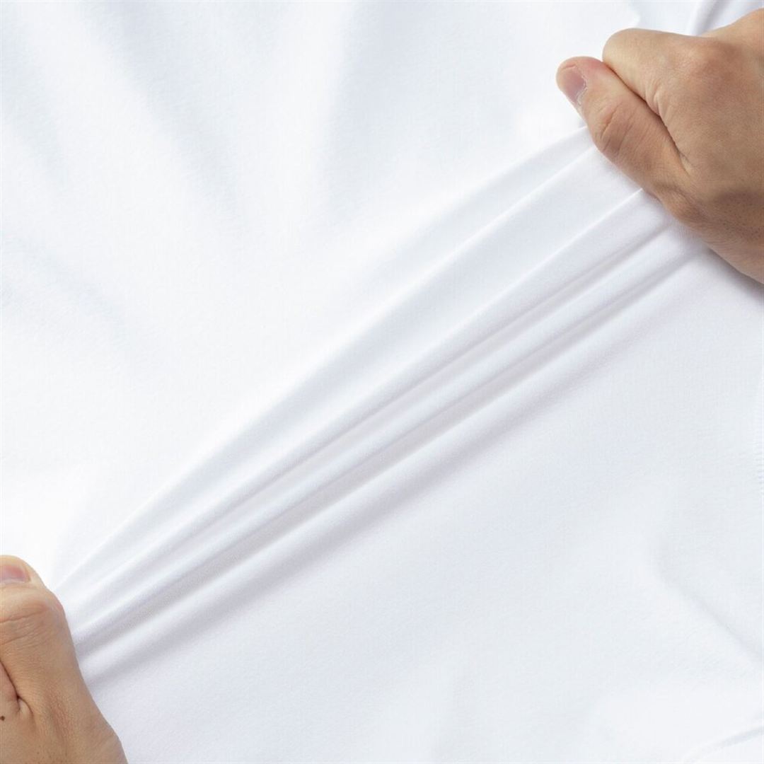 ストレッチソフトドライTシャツ(長袖) ホワイト XL