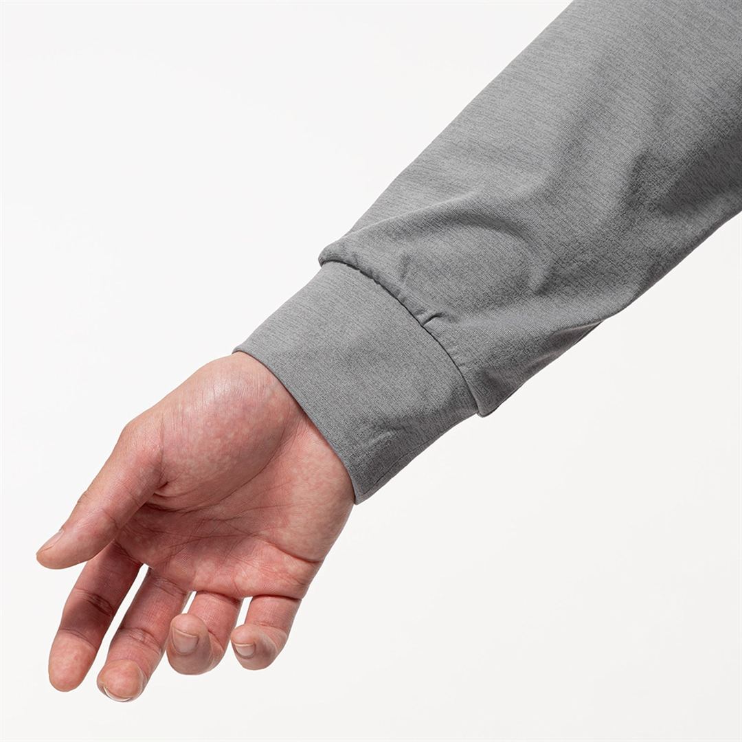 ストレッチソフトドライTシャツ(長袖) フロストグレー XL