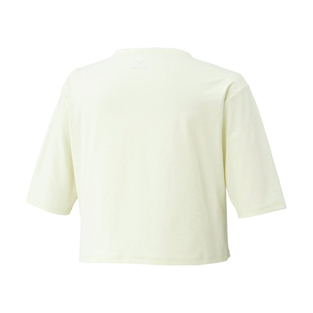 ストレッチソフトドライクロップドTシャツ(ワイドシルエット) ソフトサンドイエロー XL