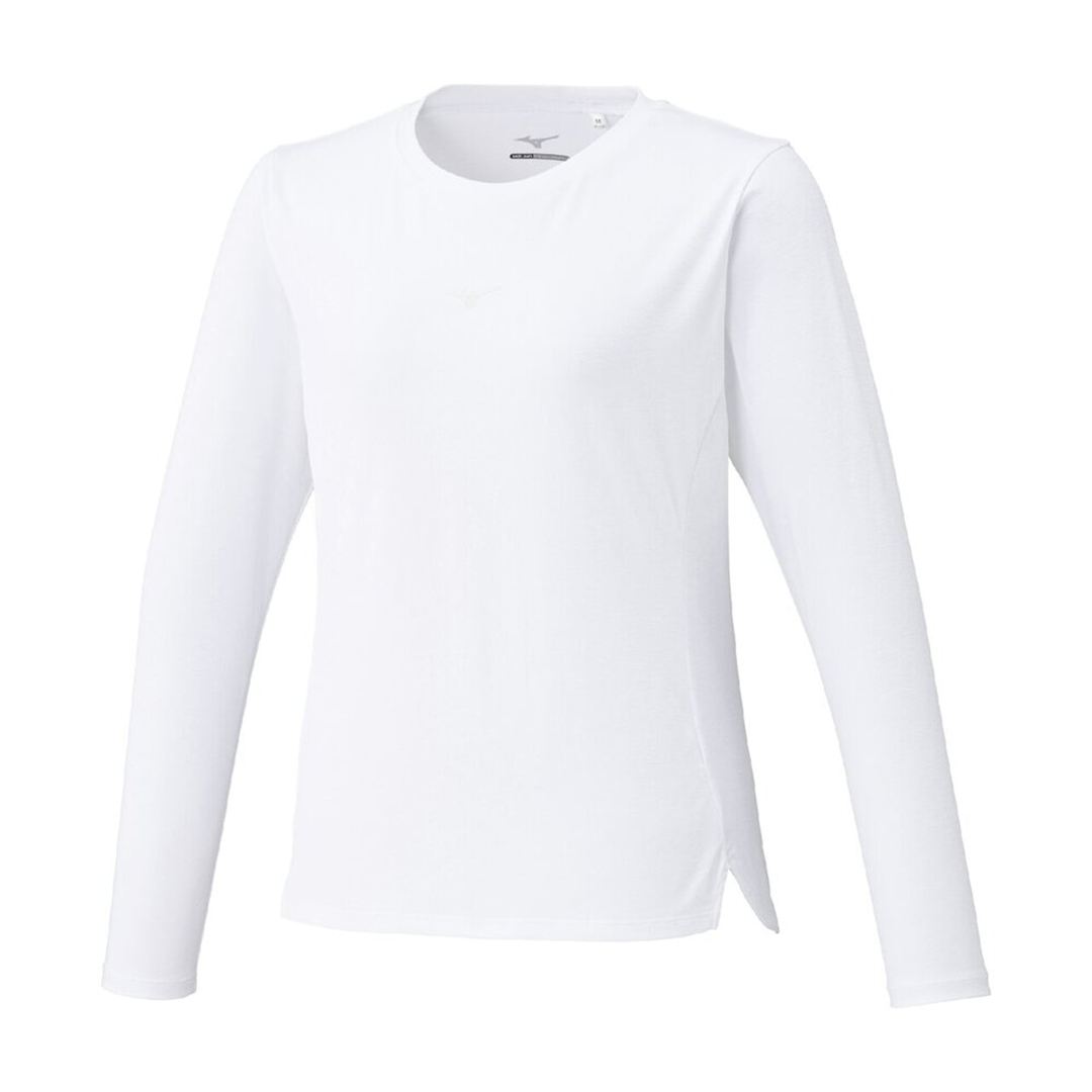 ストレッチソフトドライTシャツ(長袖) ホワイト XL