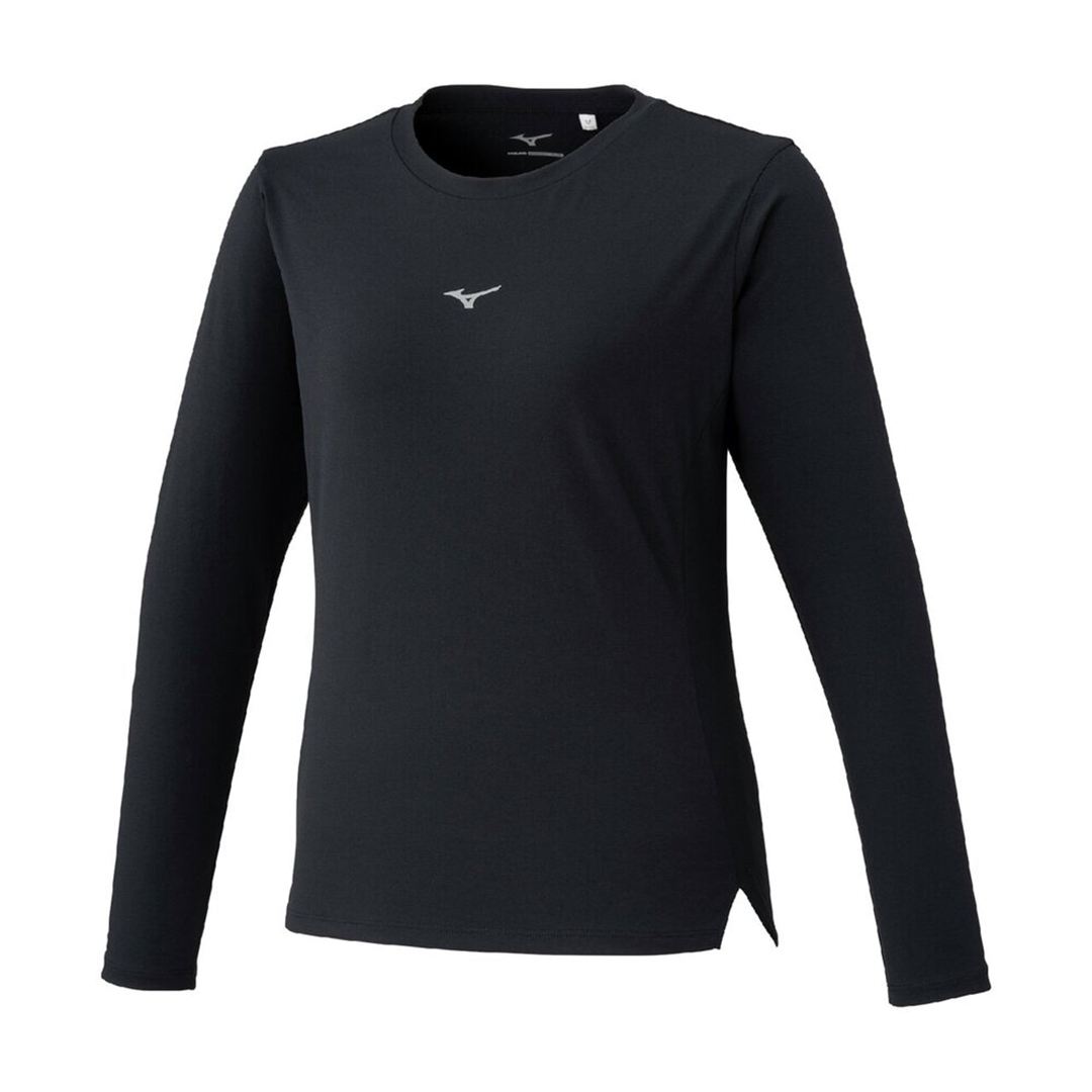 ストレッチソフトドライTシャツ(長袖) ブラック XL