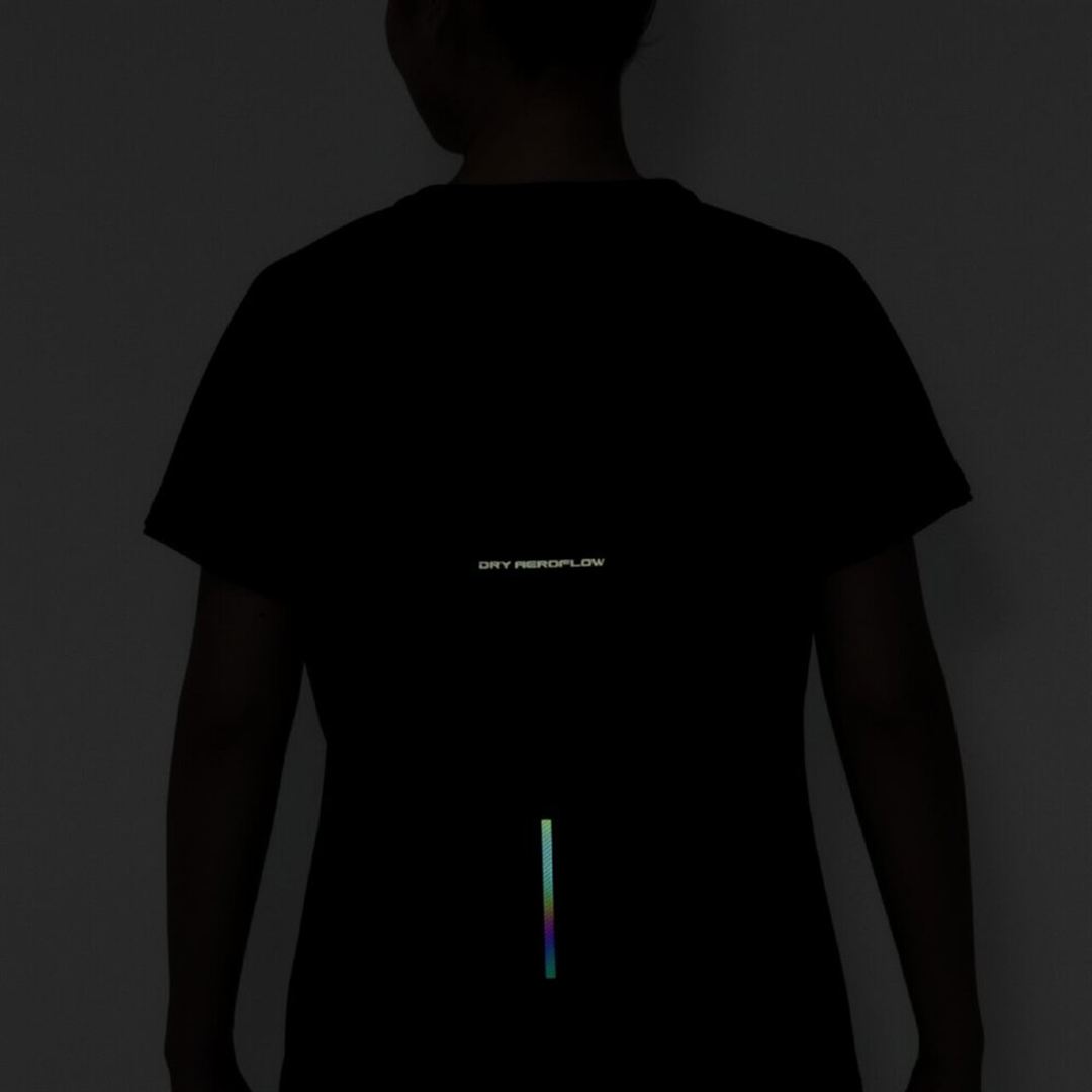 【汗処理／通気】ドライエアロフローTシャツ ブラック S