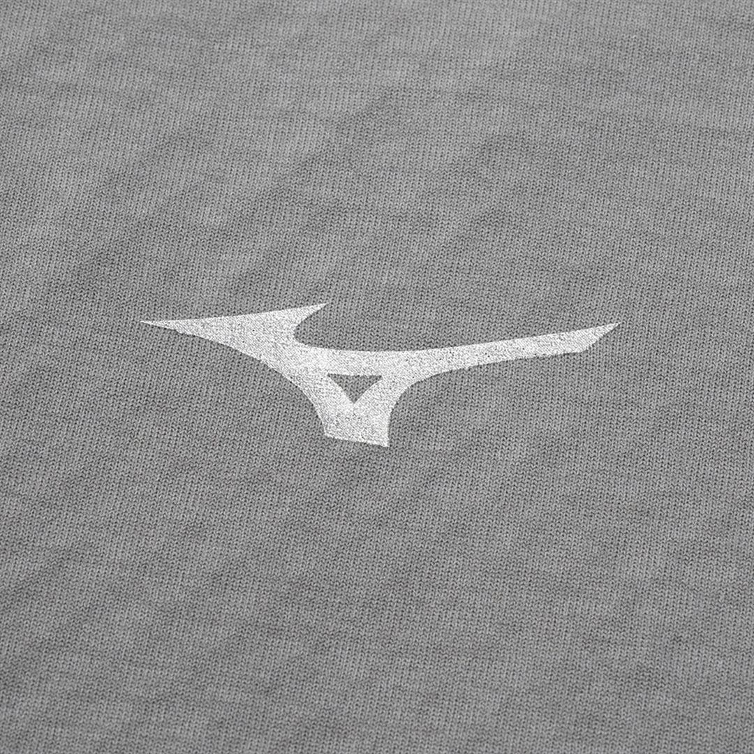 ストレッチフリースハイネックTシャツ(長袖) フロストグレー杢 S