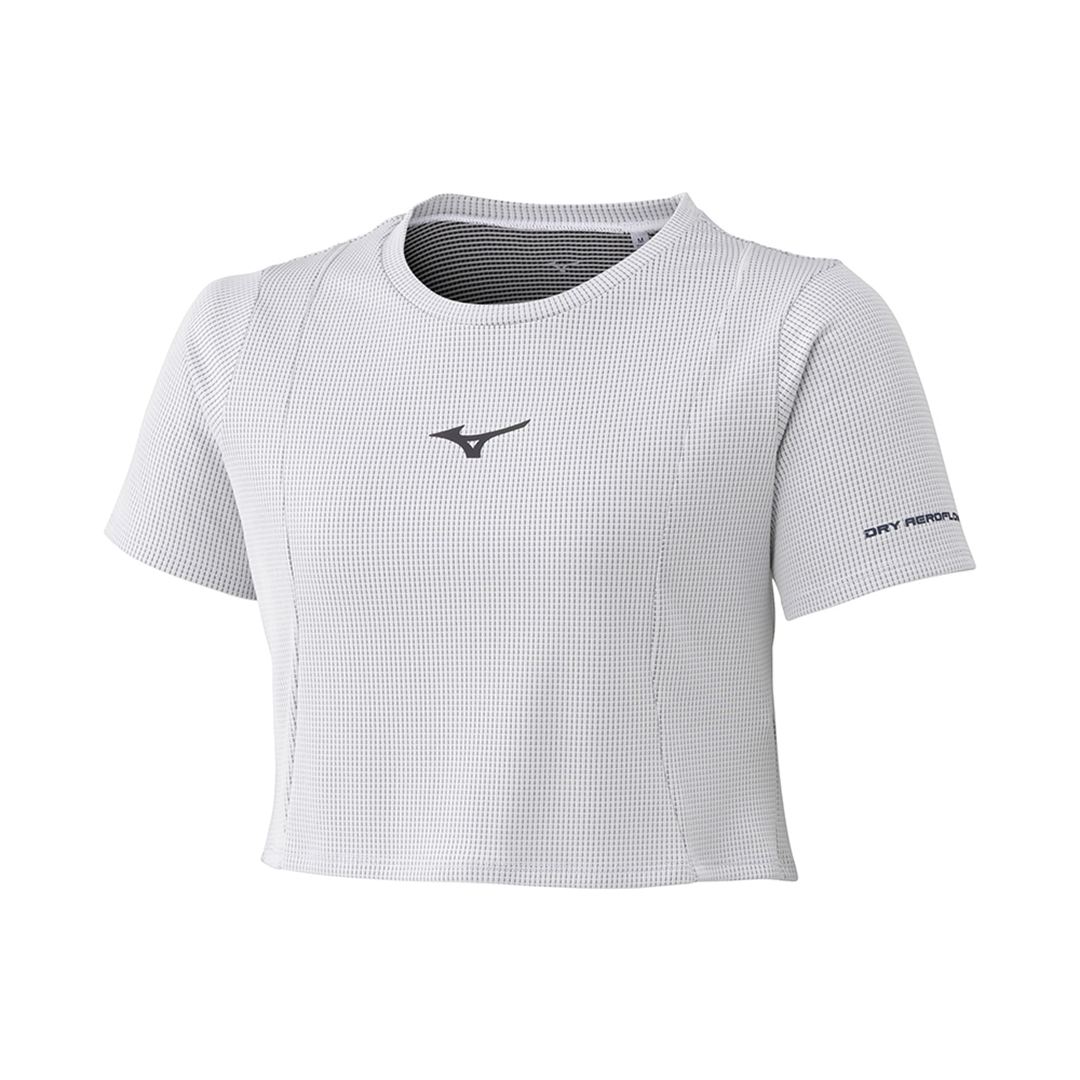 【汗処理／通気】ドライエアロフロークロップドTシャツ スノーホワイト XL