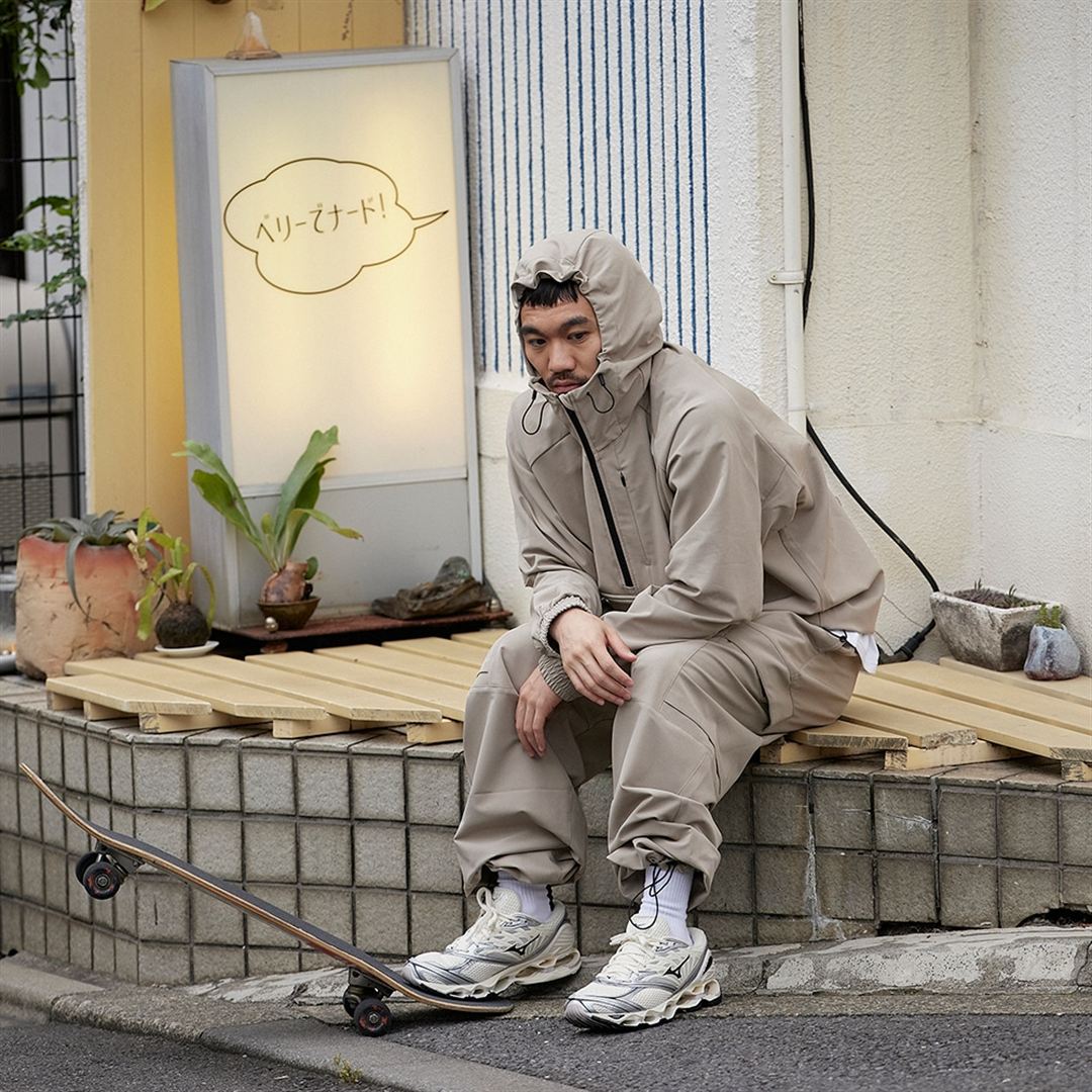 アノラックストレッチジャケット ヴィンテージカーキ S