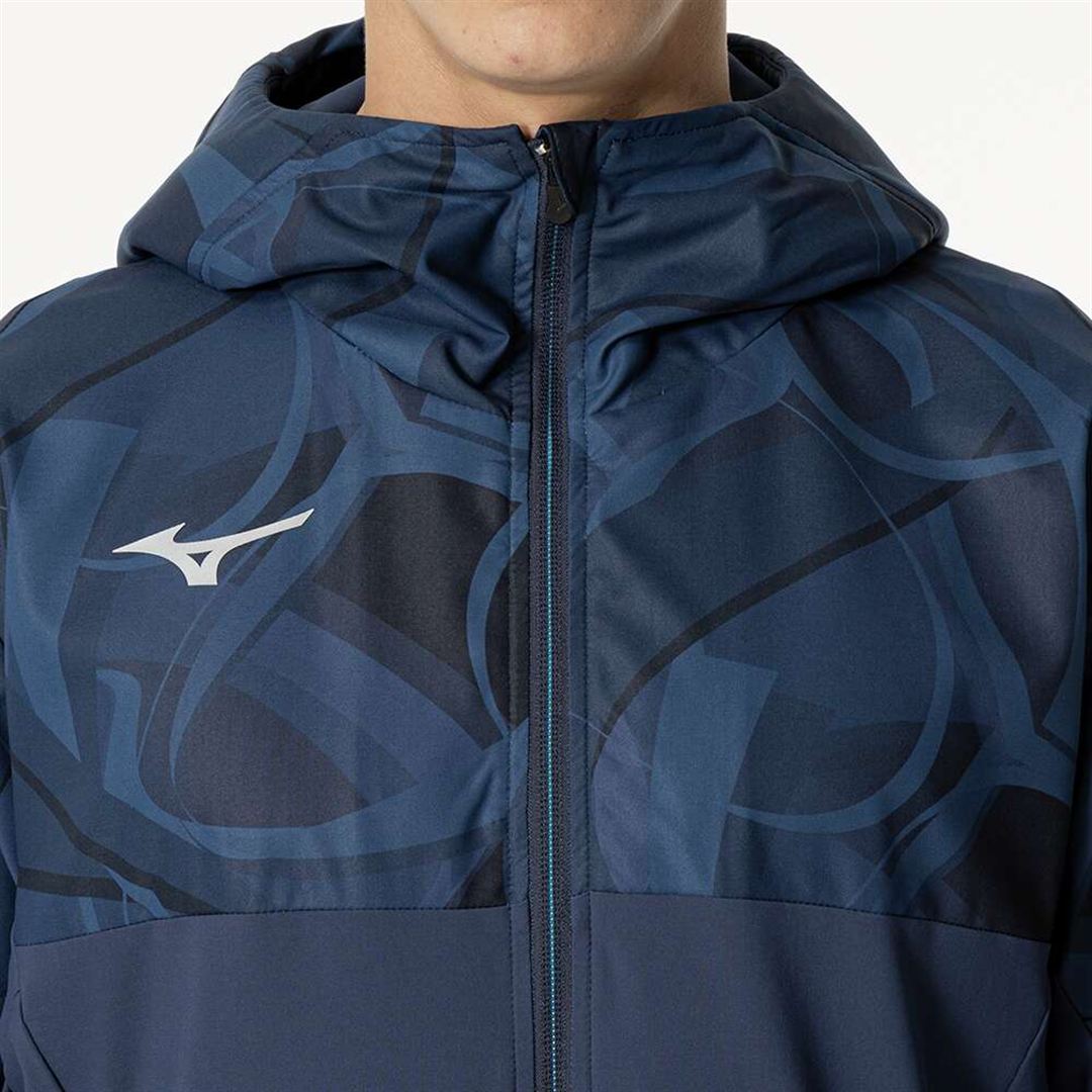 ストレッチクロスフーディ ページエントブルー XL