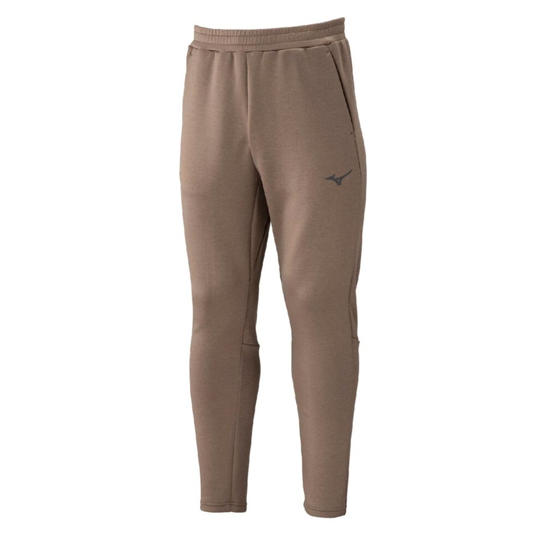 ストレッチスウェットスリムパンツ キャメル杢 XS