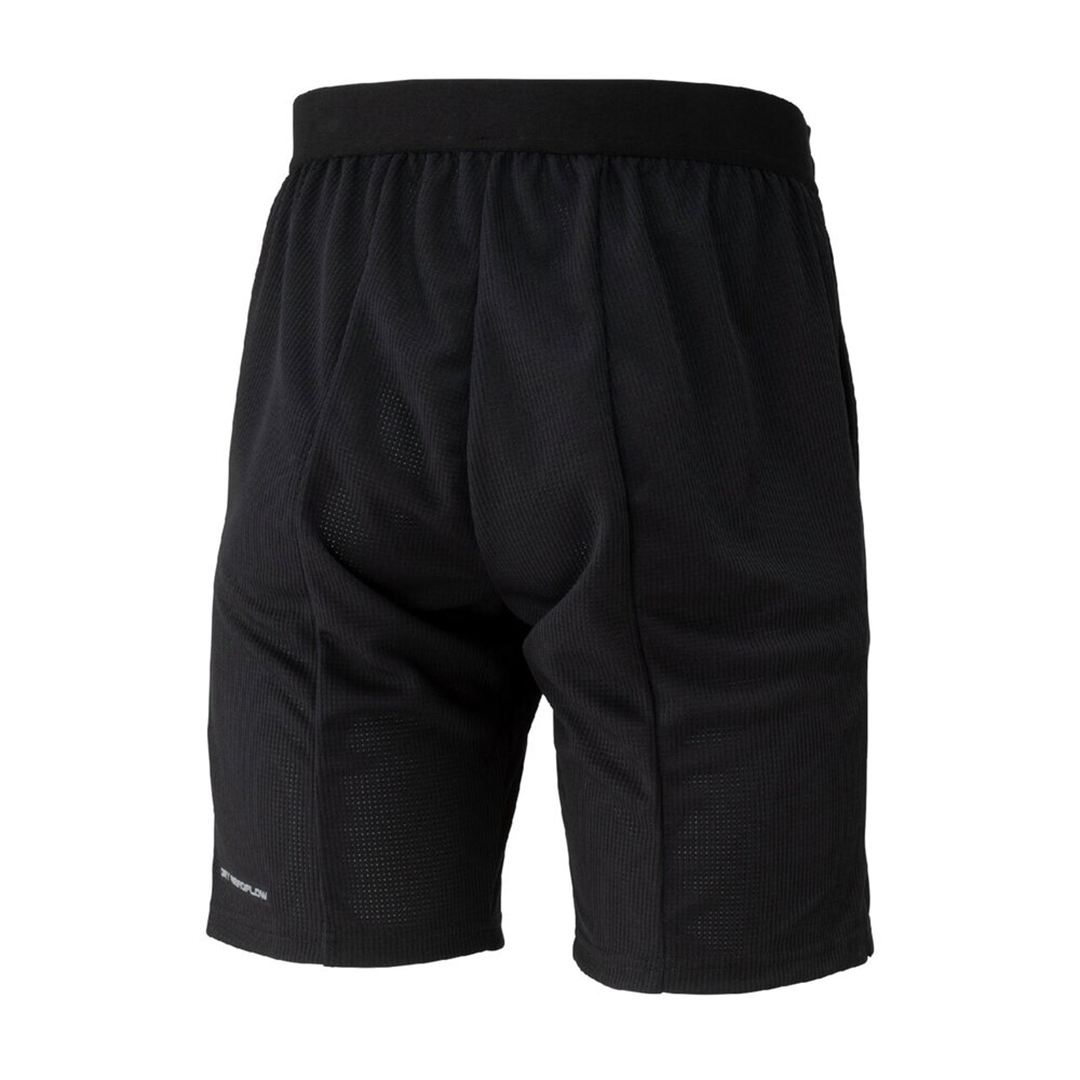 【汗処理／通気】ドライエアロフローハーフパンツ ブラック XL