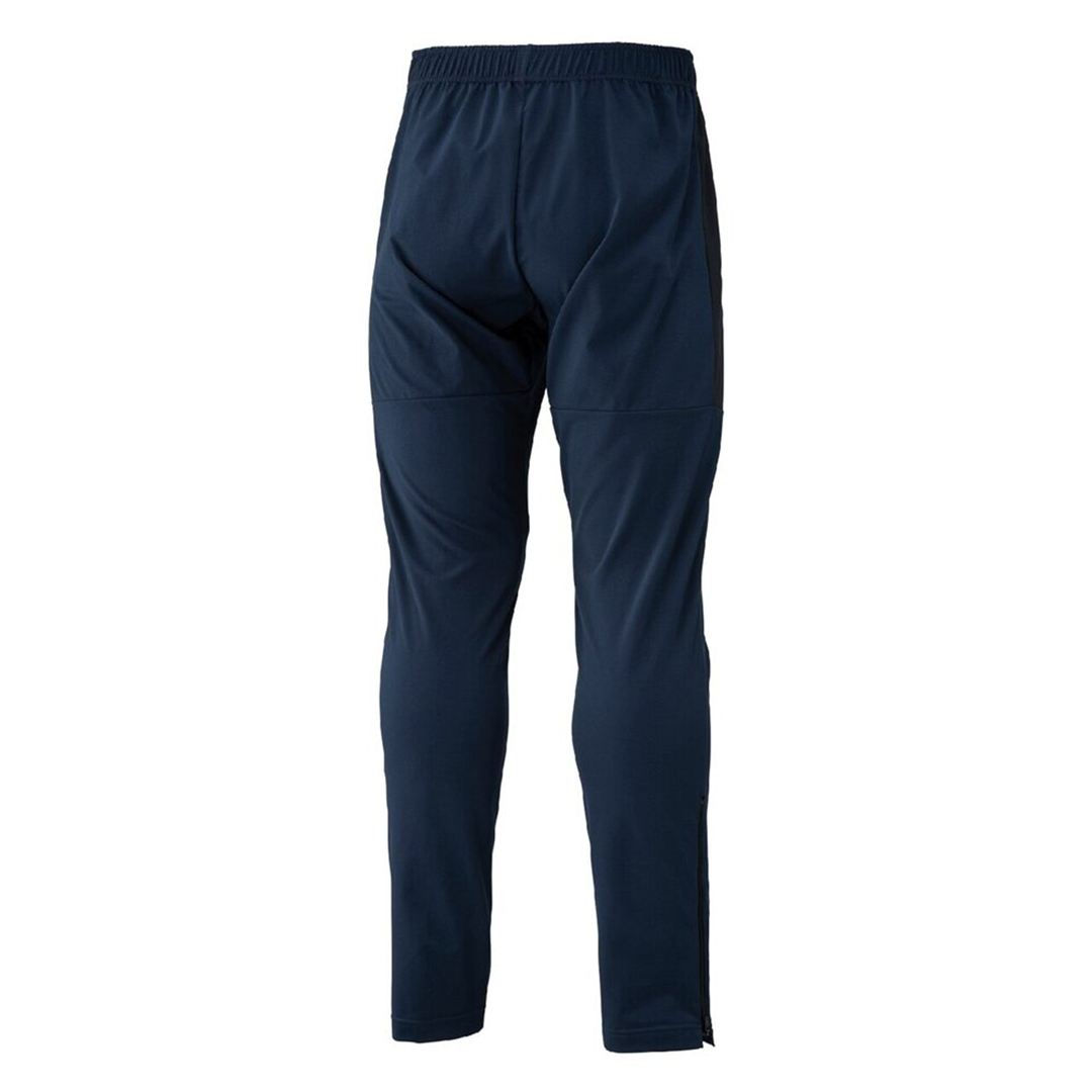 ライトストレッチニットパンツ ドレスネイビー×ブラック XS