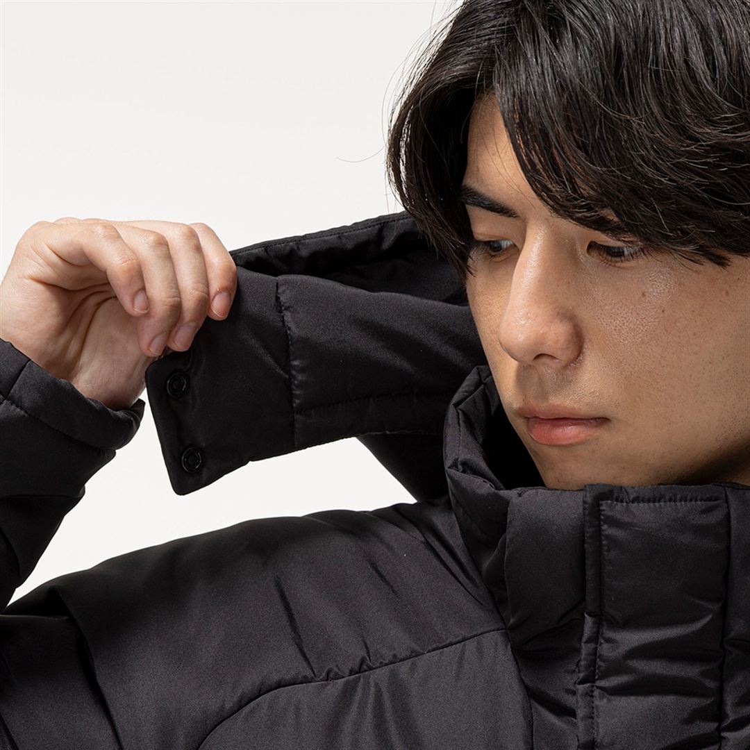 【保温素材／吸湿発熱】テックフィルブレスサーモロングコート ブラック XS