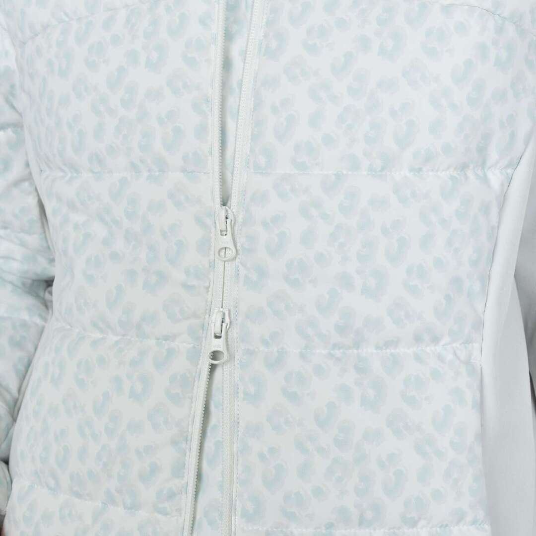 【保温素材／吸湿発熱】テックフィルブレスサーモレオパードジャケット シルバーグレー XL