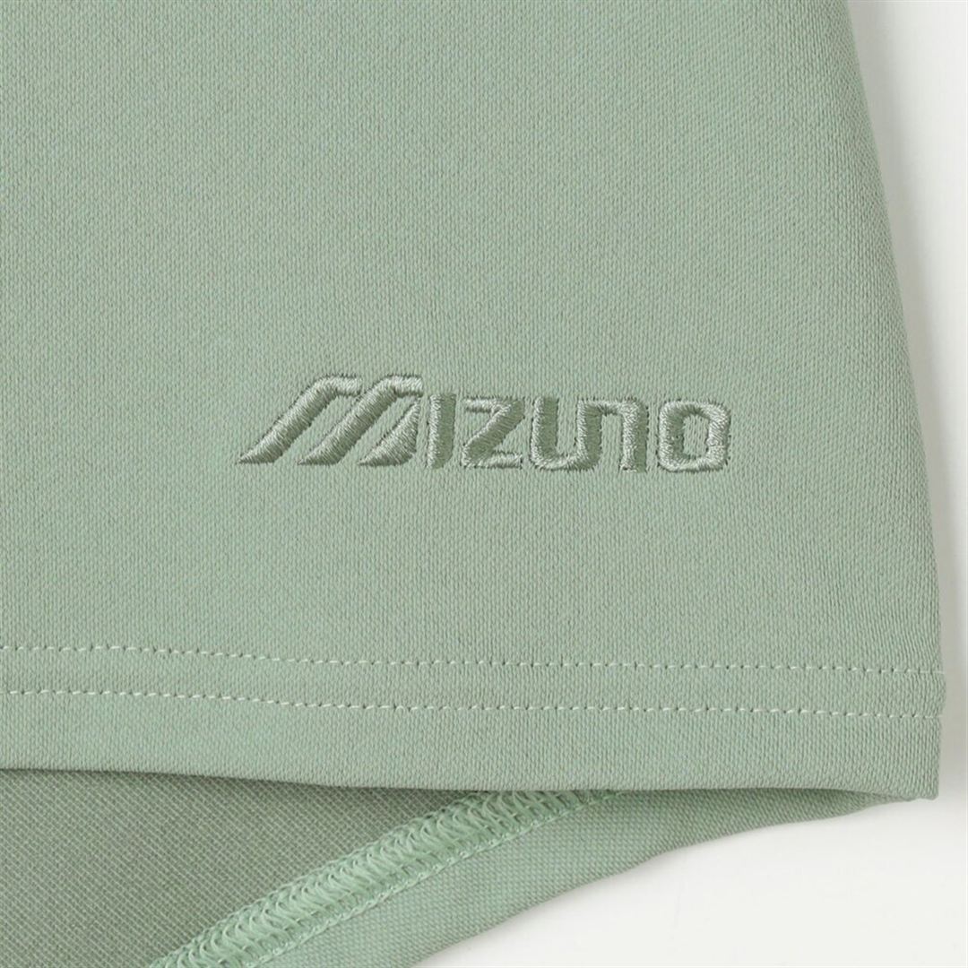 【ミズノ直営限定】アンチスウェット ボートネック長袖Tシャツ アイスバーググリーン XL