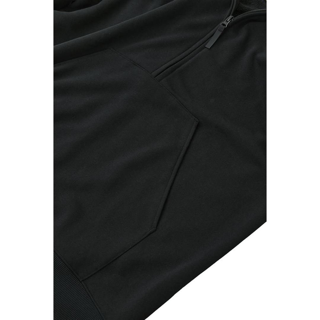 【CLANE】POLYSPAN HALF ZIP SWEATSHIRT ブラック 1