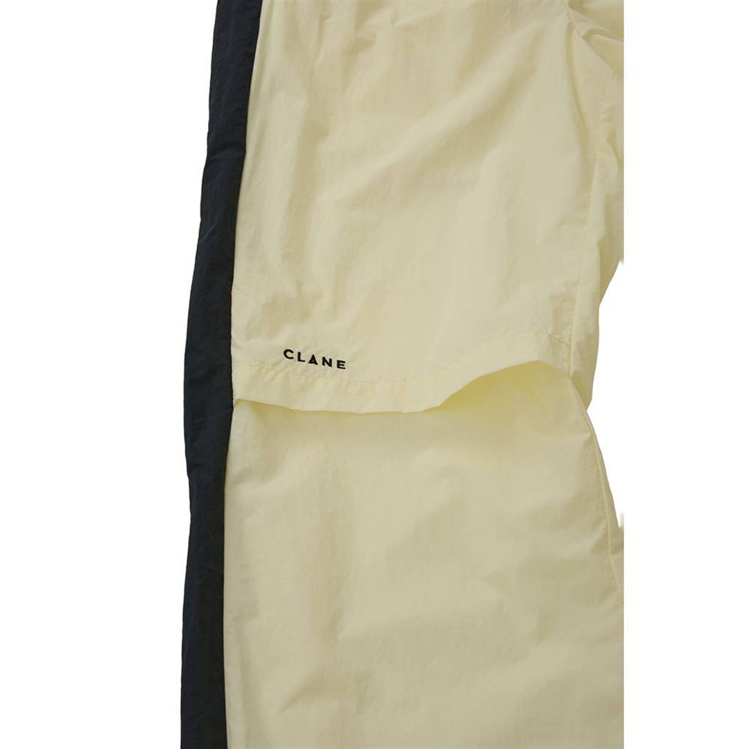 【CLANE】WATER REPELLENT TRACK PANTS アイボリー 0