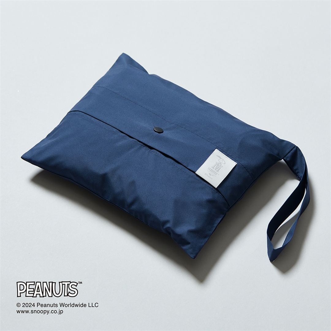【PEANUTS】Compactウォーターリパレントコート ダークブルー M