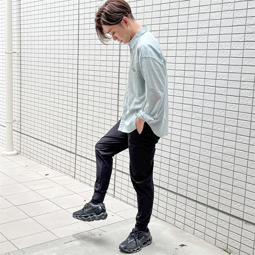 【ミズノ直営限定／接触冷感】アイスタッチパンツ ネイビー S