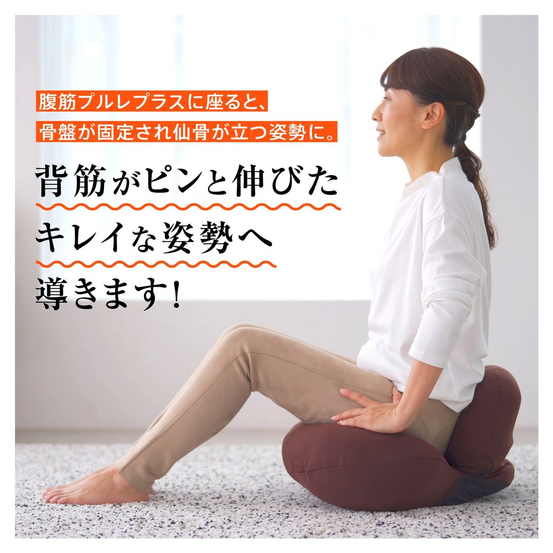 腹筋プルレプラス ブラウン