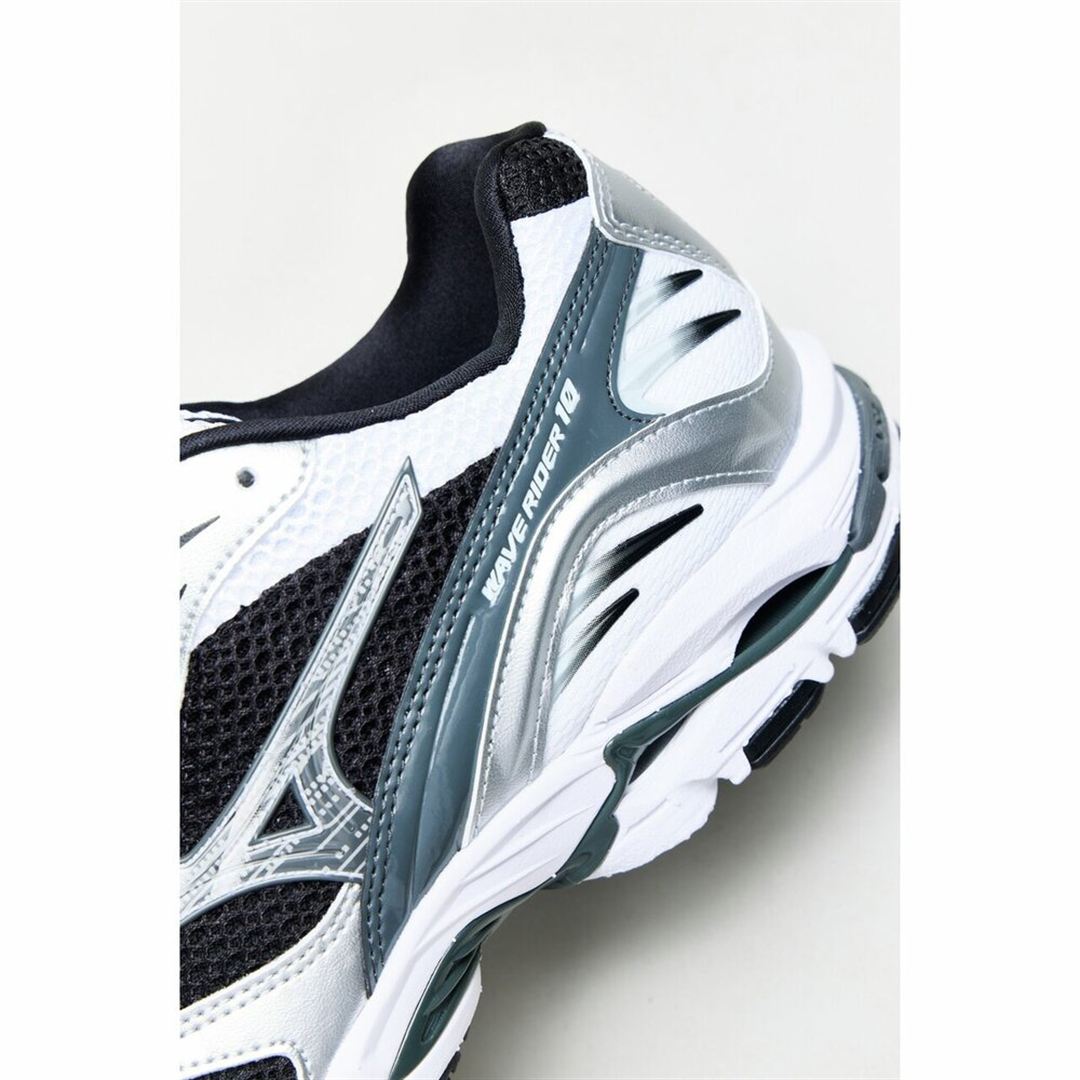 WAVE RIDER 10 ホワイト×ブラック×シルバー 29.5