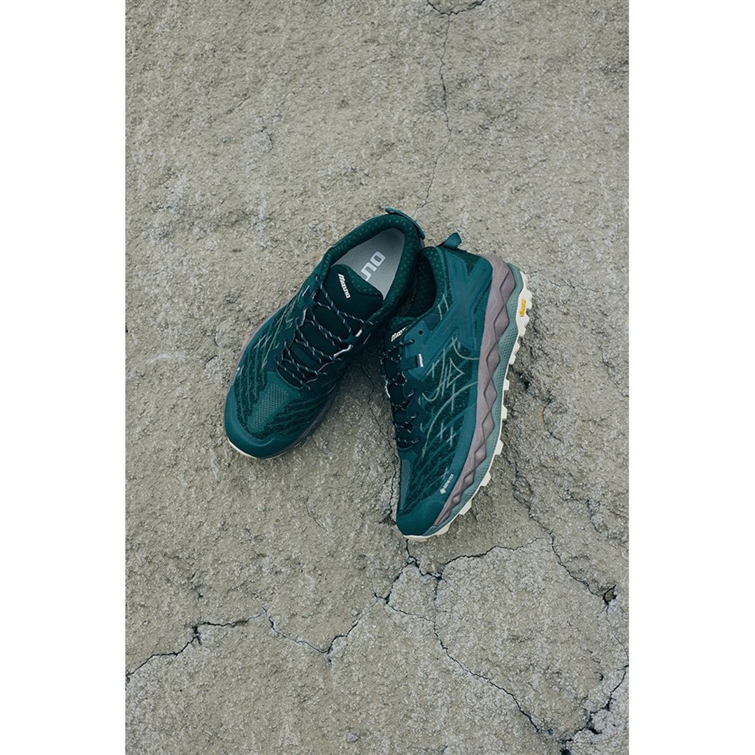 WAVE MUJIN LS GTX(ゴアテックス／防水) ダークグリーン×グリーン×ブラウン 30.0