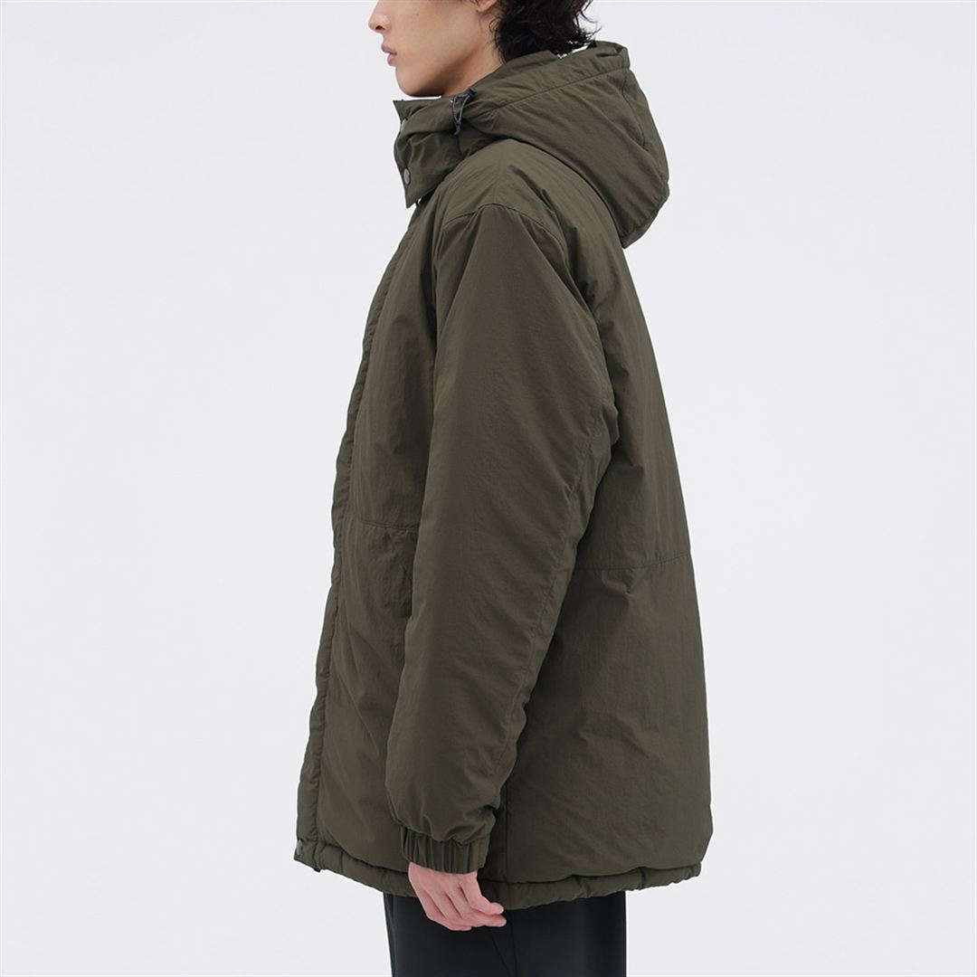 【MARGARET HOWELL】ウォーターリパレントタスランナイロンリップジャケット DK.カーキ M