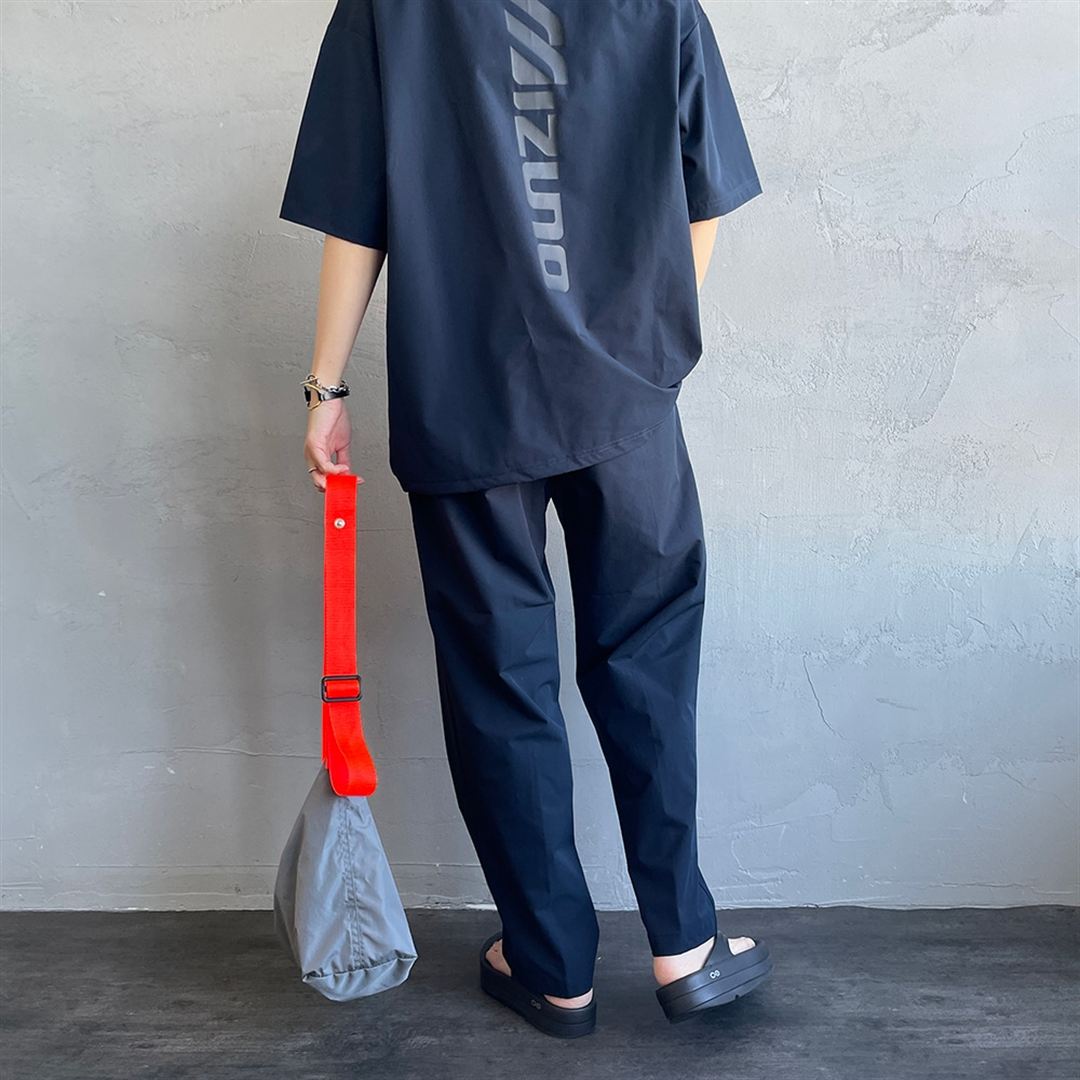 【JEANS FACTORY】ウォーターリパレントストレッチウーブンパンツ ネイビー XL